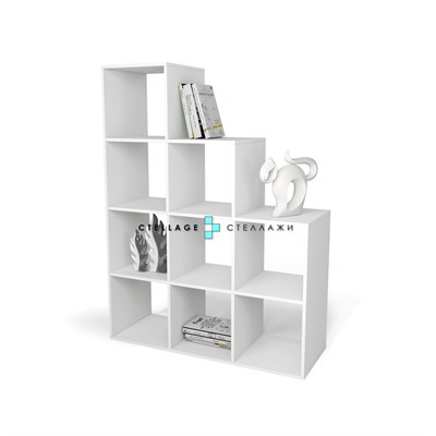 СТЕЛЛАЖ CTELLAGE - 9 СЕКЦИЙ (Лесенка) - 432 9-лес