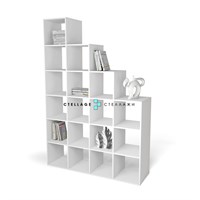 СТЕЛЛАЖ CTELLAGE - 18 (6-5-4-3) СЕКЦИЙ (Лесенка) 6543-лес